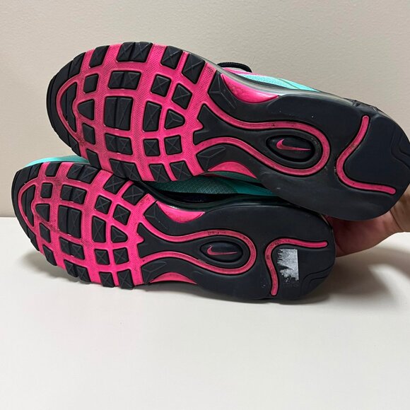 Nike Air Max 97 Sneakers CU4877-300 Hyper Turquoise South Beach Men’s Size 12 - Picture 5 of 8
